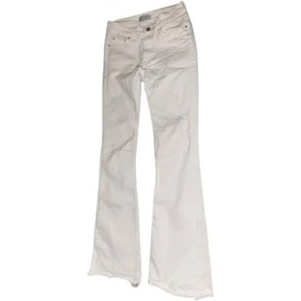 White bootcut Zara jeans